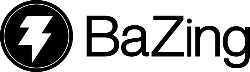 black bazing logo 